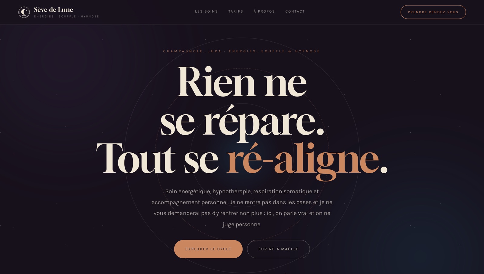 Sève de Lune, Bien-être